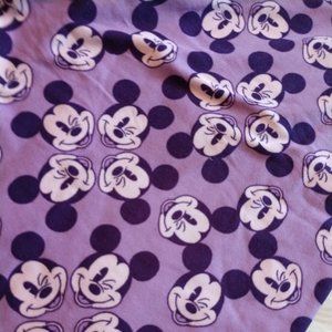 NWT OS Lularoe Purple Mickey Heads